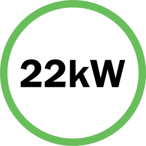 22kW elektromos autó töltő